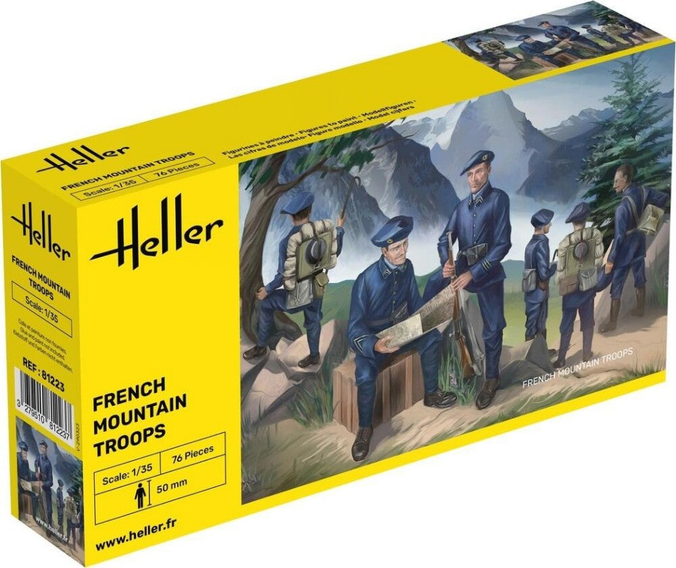 Heller - FRENCH MOUNTAIN TROOPS KIT 1:35 - Cod. HL81223