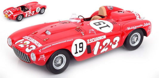 Kk Scale - FERRARI 375 PLUS N.1-2-3 WINNER CARRERA PANAMERICANA 1954 MAGLIOLI 1:18 - Cod. KKDC181244