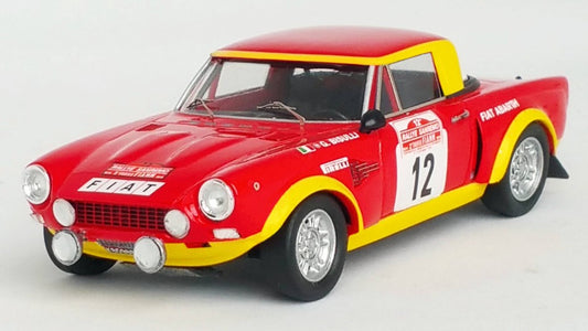 Trofeu - FIAT 124 ABARTH N.12 2nd SANREMO RALLY 1974 BISULLI-ROSSETTI 1:43 - Cod. TFDSN166
