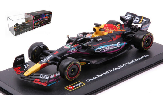 Burago - RED BULL RACING RB19 N.1 WINN.MIAMI GP 2023 M.VERSTAPPEN SIGNATURE 1:43 - Cod. BU38083VM