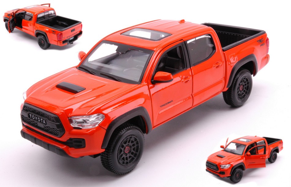Maisto - TOYOTA TACOMA PICK UP 2021 ORANGE 1:24 - Cod. MI32910O