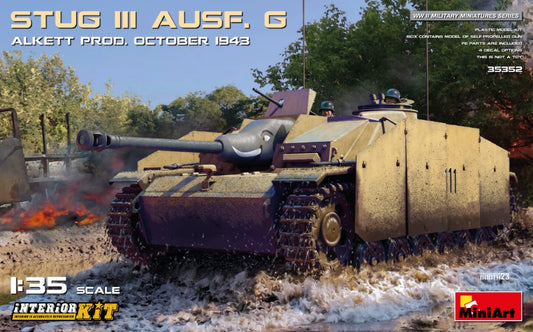 Miniart - STUG III AUSF. G OCTOBER 1943 ALKETT KIT 1:35 - Cod. MIN35352