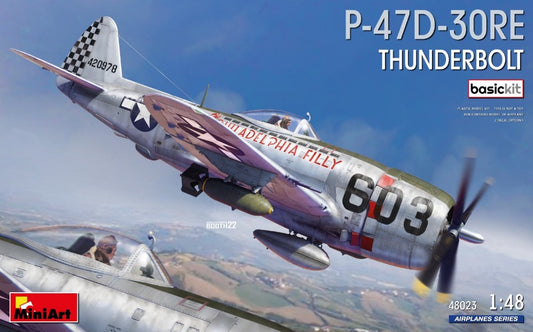 Miniart - P-47D-30RE THUNDERBOLT BASIC KIT 1:48 - Cod. MIN48023