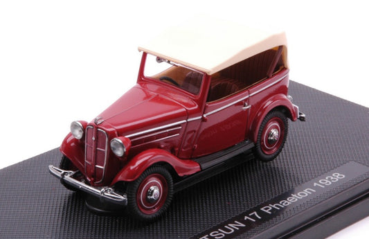 Ebbro - DATSUN 17 PHAETON 1938 AMARANT W/CREAM ROOF 1:43 - Cod. EB44353