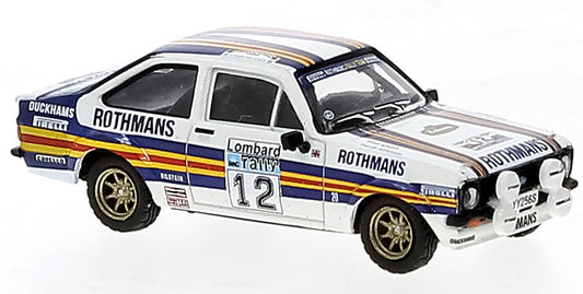 Brekina - FORD ESCORT RS 1800 N.12 RALLY RAC LOMBARD 1981 P.AIRIKKALA 1:87 - Cod. BRE19590