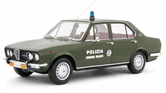 Laudo Racing - ALFA ALFETTA 1.8 1972 POLIZIA 1:18 - Cod. LM178E-PO