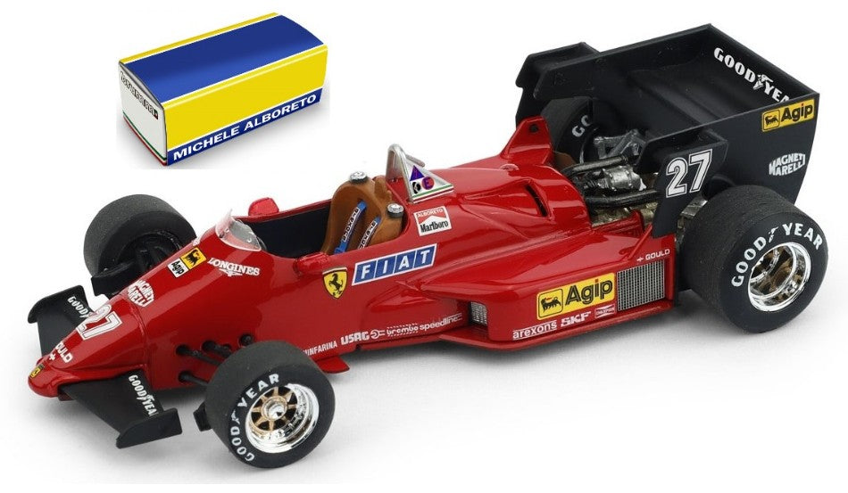 Brumm - FERRARI 126 C 4 MICHELE ALBORETO 1984 N.27 WINNER BELGIUM GP 1:43 - Cod. BM0142