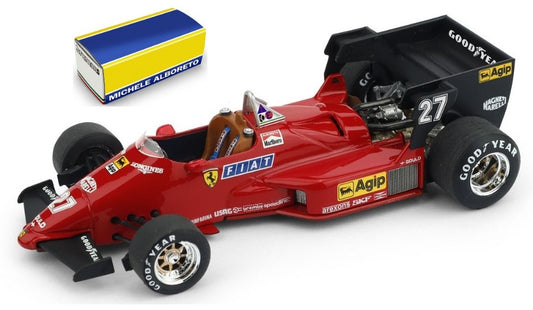 Brumm - FERRARI 126 C 4 MICHELE ALBORETO 1984 N.27 WINNER BELGIUM GP 1:43 - Cod. BM0142
