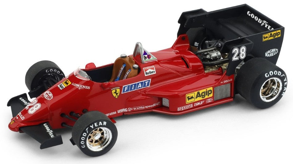 Brumm - FERRARI 126 C 4 R.ARNOUX 1984 N.28 2nd S.MARINO GP 1:43 - Cod. BM0143