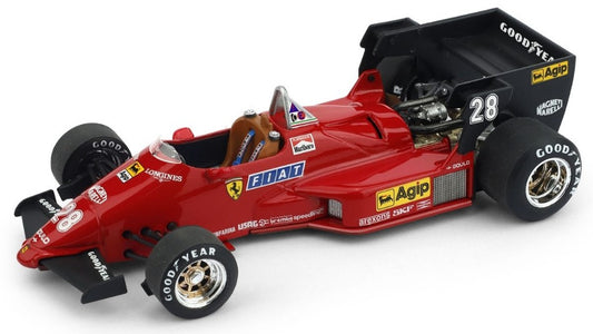 Brumm - FERRARI 126 C 4 R.ARNOUX 1984 N.28 2nd S.MARINO GP 1:43 - Cod. BM0143