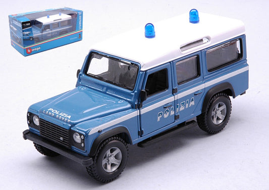 Burago - LAND ROVER DEFENDER LWB POLIZIA 1:32 - Cod. BU01526