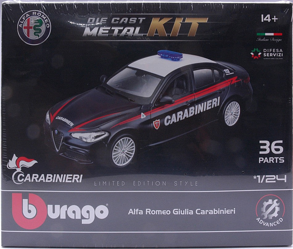 Burago - ALFA ROMEO GIULIA CARABINIERI KIT 1:24 - Cod. BU25128