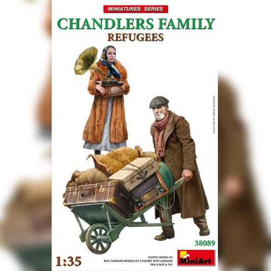 Miniart - REFUGES CHANDLERS FAMILY KIT 1:35 - Cod. MIN38089