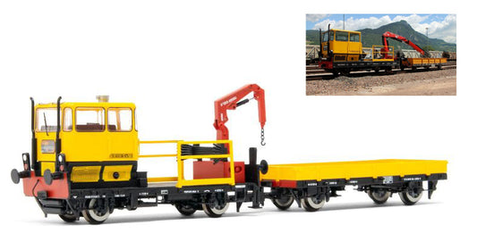 Rivarossi - FS MAINTENANCE TRACTOR YELLOW RFI LIVERY EP.V-VI W/DCC DIGITDECODER 1:87 - Cod. HR2909