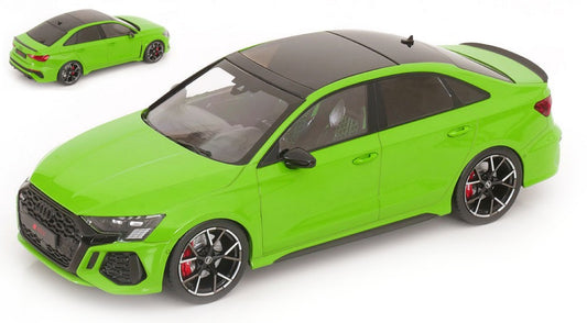 Ixo Model - AUDI RS3 LIMOUSINE 2022 LIGHT GREEN "IXO FOR MCG" 1:18 - Cod. MCG18449