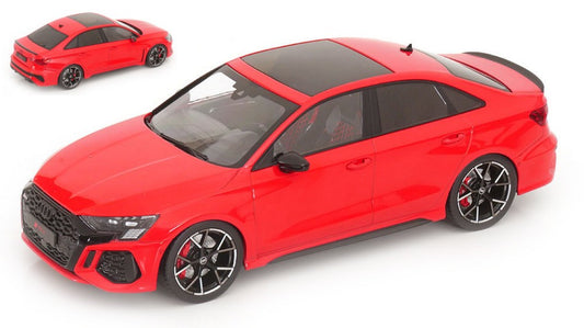 Ixo Model - AUDI RS3 LIMOUSINE 2022 RED "IXO FOR MCG" 1:18 - Cod. MCG18451