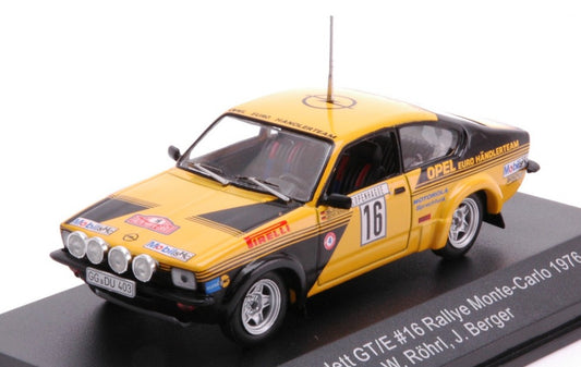 Cmr Classic Model Replicars - OPEL KADETT GT/E N.16 RALLY MONTE CARLO 1976 W.ROHRL-J.BERGER 1:43 - Cod. WRC024