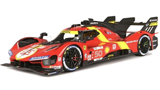 Burago - FERRARI 499P N.50 5th LE MANS 2023 (POLE P.) FUOCO/MOLINA/NIELSEN 1:18 - Cod. BU16301B