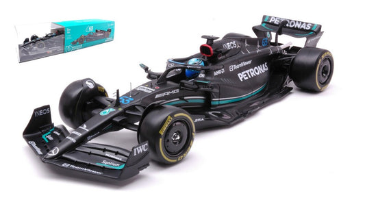 Burago - MERCEDES F1 GEORGE RUSSELL 2023 W/HARD CASE 1:24 - Cod. BU28028R