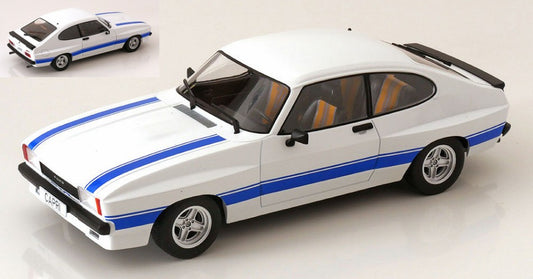 Modelcargroup - FORD CAPRI MK II X-PACK 1975 WHITE/BLUE 1:18 - Cod. MCG18347