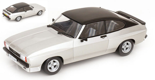 Modelcargroup - FORD CAPRI MK II X-PACK 1975 SILVER/MATT BLACK RHD 1:18 - Cod. MCG18349