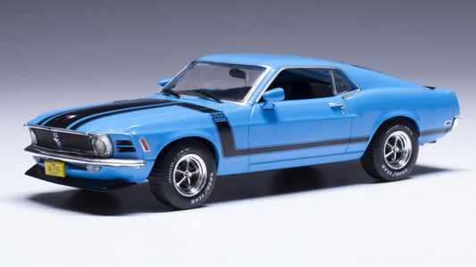 Ixo Model - FORD MUSTANG BOSS 302 1970 BLUE 1:43 - Cod. CLC569