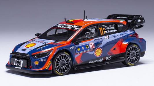 Ixo Model - HYUNDAI I20 N WRC N.11 CENTR.EUROP.RALLY 2023 NEUVILLE-WYDAEGHE 1:43 - Cod. RAM909