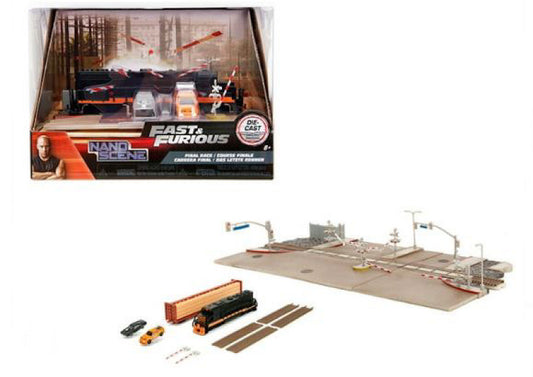 Jada Toys - NANO TRAIN DIORAMA FAST & FURIOUS (CARS cm 4) - Cod. JADA253203094