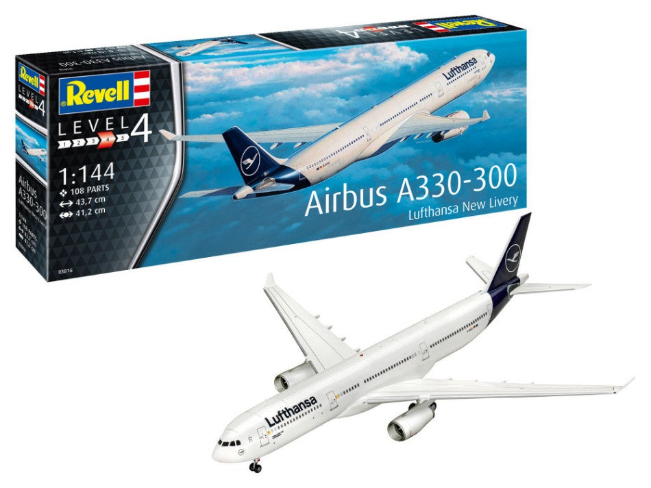Revell - AIRBUS A330-300 LUFTHANSA NEW LIVERY KIT 1:144 - Cod. RV03816