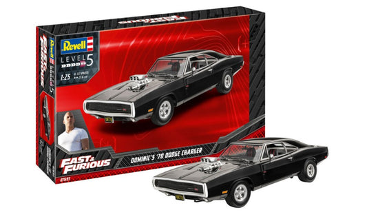 Revell - DODGE CHARGER FAST & FURIOUS MODEL SET KIT 1:25 - Cod. RV67693