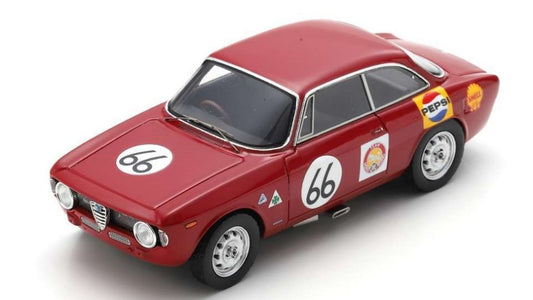 Spark Model - ALFA ROMEO GTA N.66 SINGAPORE GP 1967 ALBERT POON 1:43 - Cod. SA272