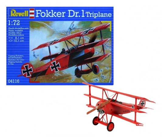 Revell - FOKKER DR.1 TRIPLANE 1918 KIT 1:72 - Cod. RV04116