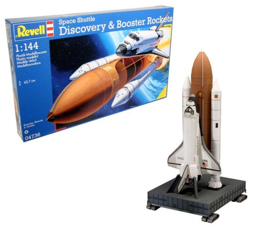 Revell - SPACE SHUTTLE DISCOVERY & BOOSTER ROCKETS KIT 1:144 - Cod. RV04736