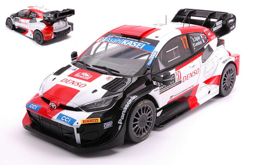 Ixo Model - TOYOTA GR YARIS N.17 RALLY MONTE CARLO 2023 OGIER-LANDAIS 1:18 - Cod. 18RMC152A