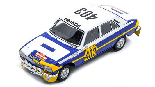 Spark Model - PEUGEOT 504 N.403 WINNER CODASUR RALLYE 1979 J.GUICHET-J.TODT 1:43 - Cod. S5632