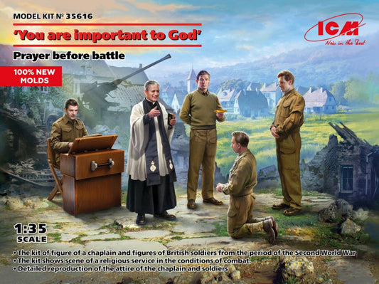 Icm - YOU ARE IMPORTANT TO GOD - PRAYER BEFORE BATTLE KIT 1:35 - Cod. ICM35616