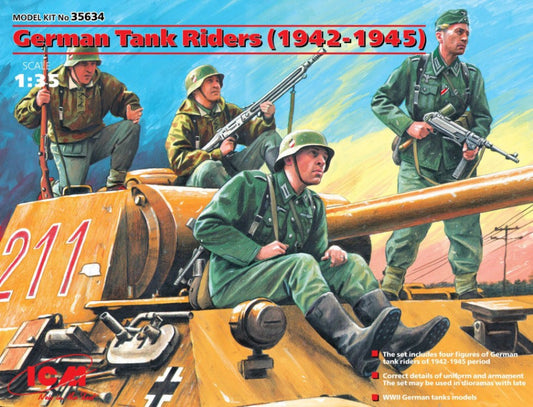 Icm - GERMAN TANK RIDERS 1942-1945 KIT 1:35 - Cod. ICM35634