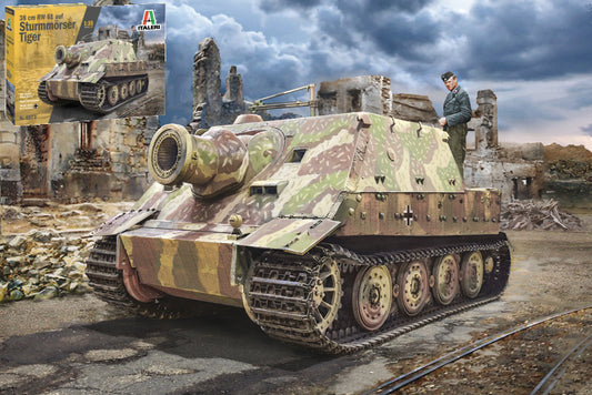 Italeri - 38 cm RW61 AUS STURMMORSER TIGER KIT 1:35 - Cod. IT6573