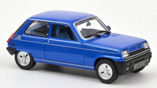 Norev - RENAULT 5 ALPINE 1977 BLUE 1:43 REPROD.2024 - Cod. NV510512R