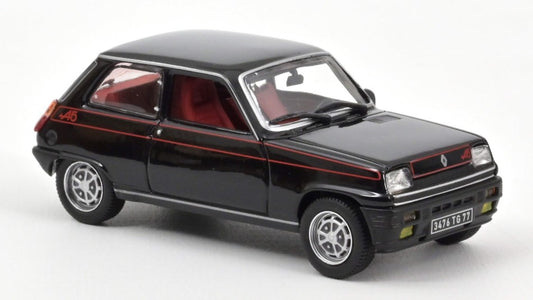 Norev - RENAULT 5 ALPINE 1977 BLACK 1:43 REPROD.2024 - Cod. NV510532R