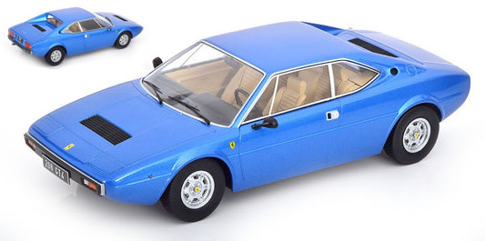 Kk Scale - FERRARI 208 GT4 1975 LIGHT BLUE METALLIC 1:18 - Cod. KKDC181202