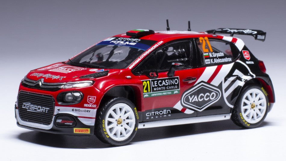Ixo Model - CITROEN C3 RALLY 2 N.21 RALLY MONTE CARLO 2024GRYAZIN-ALEKSANDROV 1:43 - Cod. RAM917