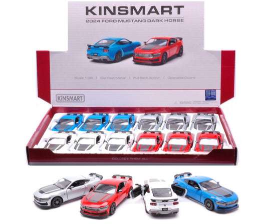 Kinsmart - FORD MUSTANG DARK HORSE COL.ASS.cm 12 1:38 - Cod. KT5455D