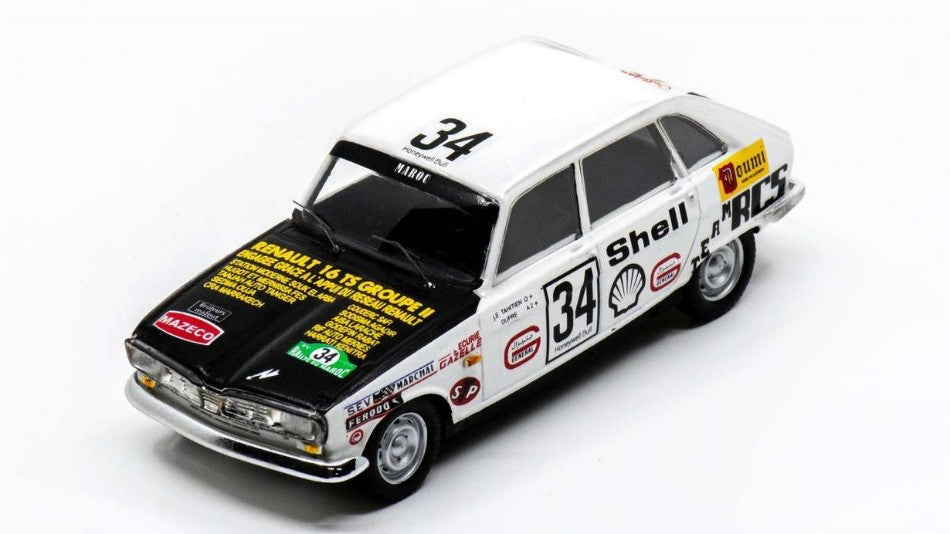 Spark Model - RENAULT 16 TS N.34 RALLYE DU MAROC 1972 LE TAHITIEN-DUPRE' 1:43 - Cod. S5573