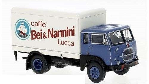 Brekina - FIAT 642 BOX-WAGON "BEI & NANNINI" 1960 BLUE/WHITE 1:87 - Cod. BRE58614