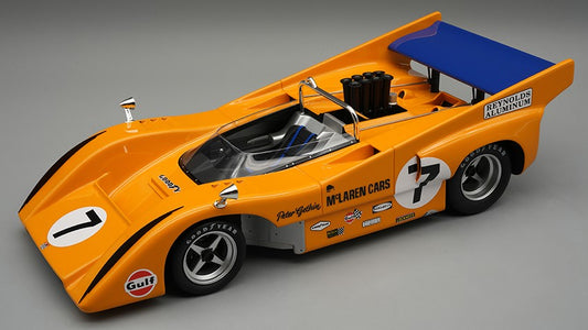 Tecnomodel - MCLAREN M8B CAN AM N.7 WINN.ROAD AMERICA 1970 P.GETHIN 1:18 - Cod. TMD18331B