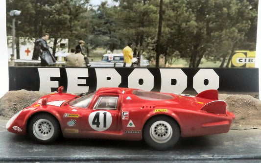 Best Model - ALFA ROMEO 33/2 N.41 24 H LE MANS 1968 NINO VACCARELLA 1:43 - Cod. BT9858D