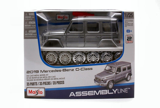 Maisto - MERCEDES G CLASS 2019 SILVER KIT 1:24 - Cod. MI39536