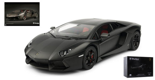 Pocher - LAMBORGHINI AVENTADOR LP700-4 BLACK KIT 1:8 - Cod. HK121F