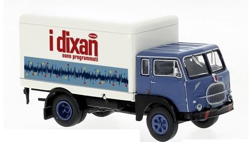 Brekina - FIAT 642 BOX-WAGON "I DIXAN" 1960 BLUE/WHITE 1:87 - Cod. BRE58613